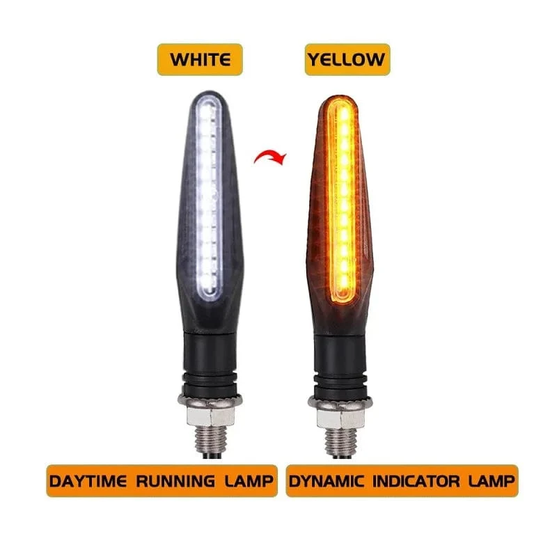 2 STÜCKE Motorrad Blinker Licht E11 Mark Built Relais 335SMD Blinker Anzeige Blinklicht Blinker Universal M10 Bolzen