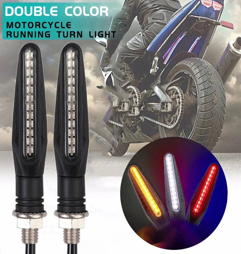 2 STÜCKE Motorrad Blinker Licht E11 Mark Built Relais 335SMD Blinker Anzeige Blinklicht Blinker Universal M10 Bolzen