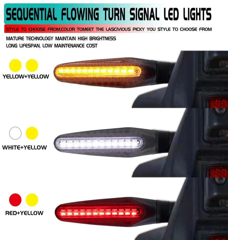 2 STÜCKE Motorrad Blinker Licht E11 Mark Built Relais 335SMD Blinker Anzeige Blinklicht Blinker Universal M10 Bolzen