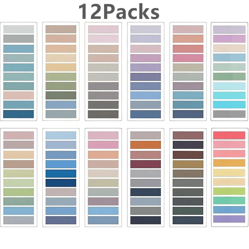 KindFuny Set Transparente Haftnotiz Selbstklebende Lesezeichen Anmerkungen Lesebuch Klare Lasche Kawaii Niedliche Schreibwaren