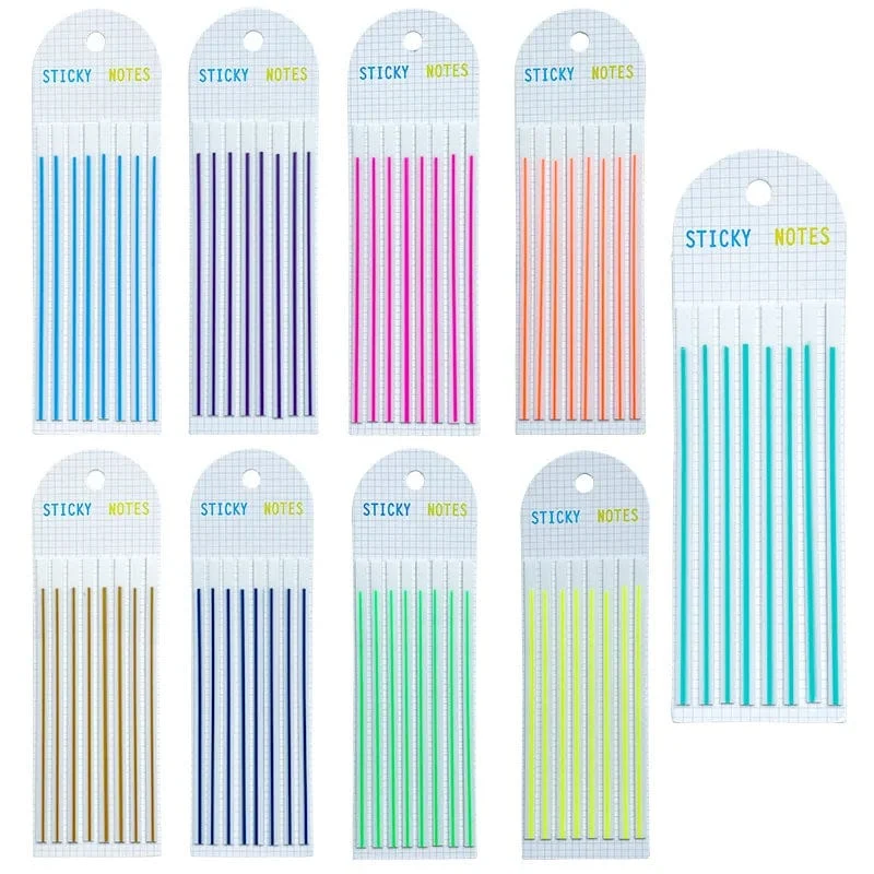 KindFuny Set Transparente Haftnotiz Selbstklebende Lesezeichen Anmerkungen Lesebuch Klare Lasche Kawaii Niedliche Schreibwaren