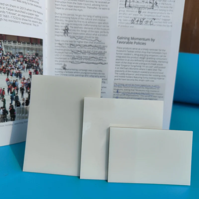 3Packs150Sheets Aufkleber Transparent Klebrige Notebook Pads Notizblöcke Klar Lesezeichen Lesen Buch Schreibwaren Schule Supplie