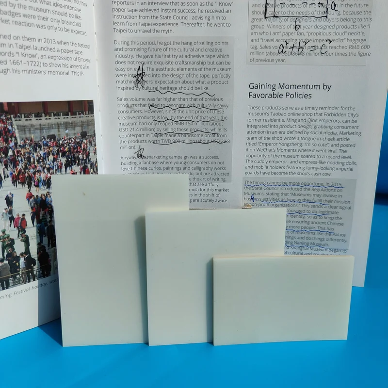 3Packs150Sheets Aufkleber Transparent Klebrige Notebook Pads Notizblöcke Klar Lesezeichen Lesen Buch Schreibwaren Schule Supplie