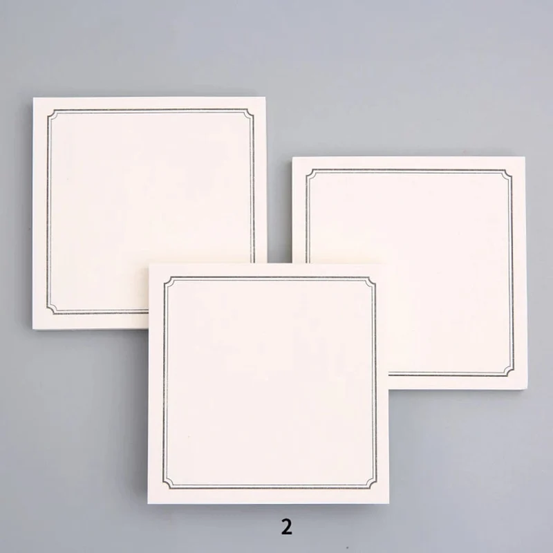 Minimalistische Haftnotizen, kariert/liniert/leer, Notizblock, Notizblock, Wochenplan, Tagebuch, Notiz, Briefpapier