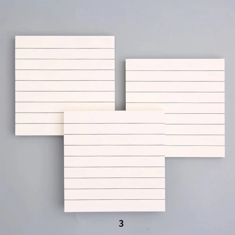 Minimalistische Haftnotizen, kariert/liniert/leer, Notizblock, Notizblock, Wochenplan, Tagebuch, Notiz, Briefpapier