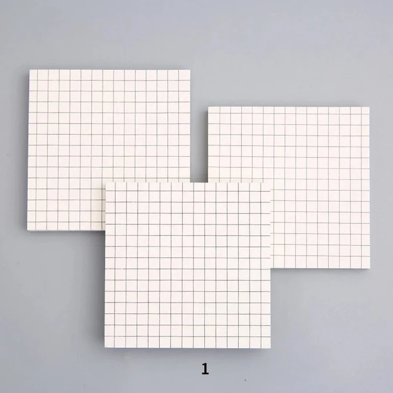 Minimalistische Haftnotizen, kariert/liniert/leer, Notizblock, Notizblock, Wochenplan, Tagebuch, Notiz, Briefpapier