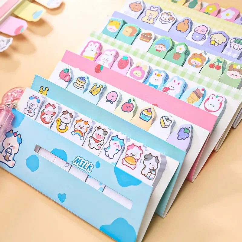 Cartoon Niedliche Katze Hund Haftnotizen Kaninchen Vogel Bunte Notizblock Kreative Aufkleber Gesicht N Mal Aufkleber Schule Schreibwaren Geschenk