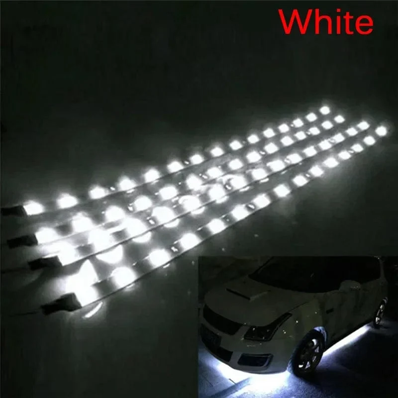 1 STÜCK Wasserdicht DC 12 V Motor LED Streifen SMD Unterboden Dekorative streifen Licht Für Auto Motorrad Schöne Dekorative Weiche lichter