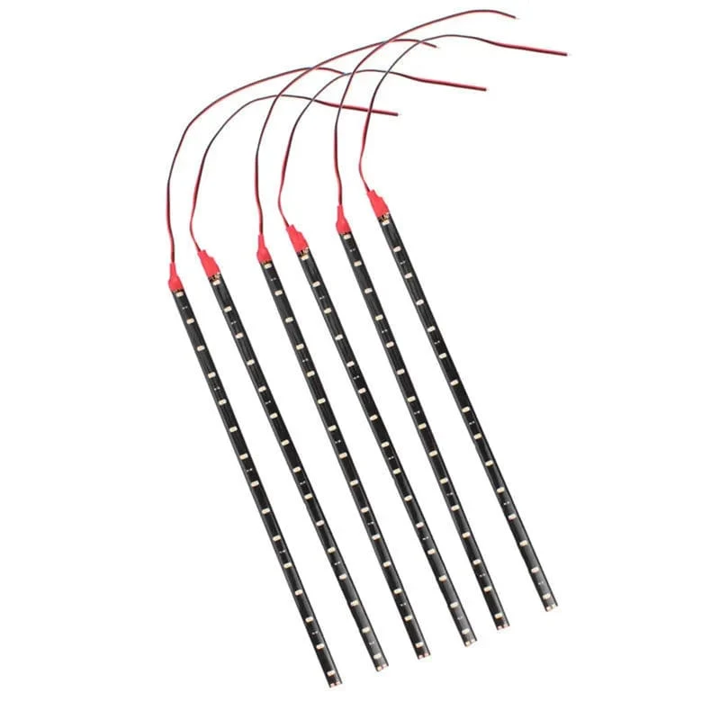 1 STÜCK Wasserdicht DC 12 V Motor LED Streifen SMD Unterboden Dekorative streifen Licht Für Auto Motorrad Schöne Dekorative Weiche lichter