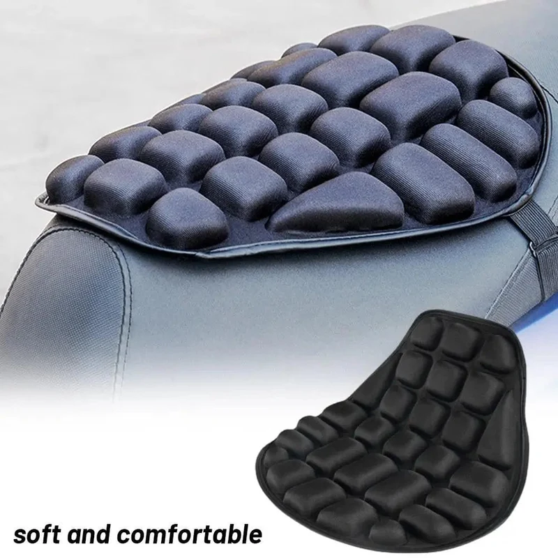 3D Sitz Motorrad Sitzkissen Anti Slip Motorrad Komfort Sonnenschutz Gel Sitzkissen Motorrad Zubehör