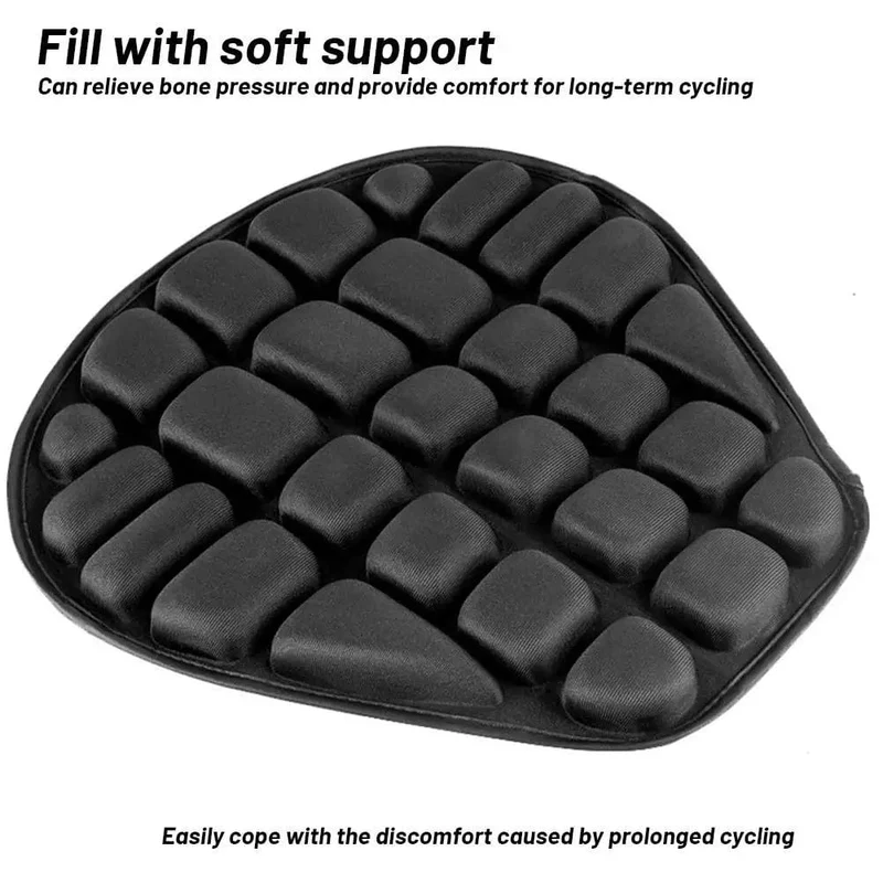 3D Sitz Motorrad Sitzkissen Anti Slip Motorrad Komfort Sonnenschutz Gel Sitzkissen Motorrad Zubehör