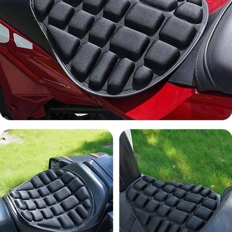 3D Sitz Motorrad Sitzkissen Anti Slip Motorrad Komfort Sonnenschutz Gel Sitzkissen Motorrad Zubehör