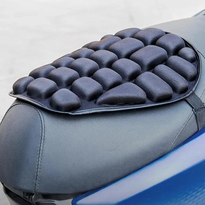 3D Sitz Motorrad Sitzkissen Anti Slip Motorrad Komfort Sonnenschutz Gel Sitzkissen Motorrad Zubehör