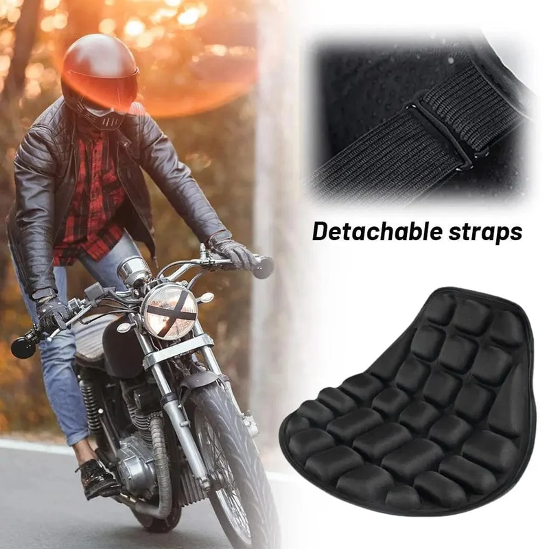 3D Sitz Motorrad Sitzkissen Anti Slip Motorrad Komfort Sonnenschutz Gel Sitzkissen Motorrad Zubehör