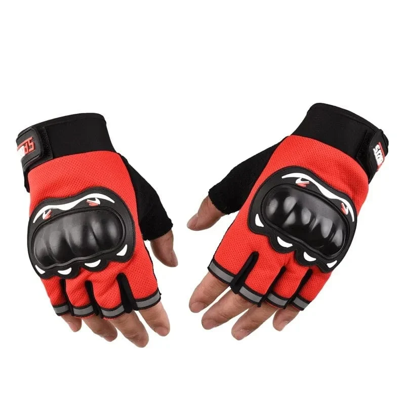 Motorradhandschuhe Herren Motorradhandschuhe Atmungsaktive geschlossene Finger Rennhandschuhe für Outdoor-Sport Crossbike-Fahren