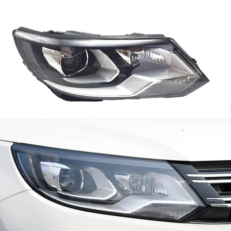 Scheinwerfer Für VW Tiguan 2013-2017 Scheinwerfer Montage ohne Tagfahrlicht Auto Ganze Auto Licht Montage