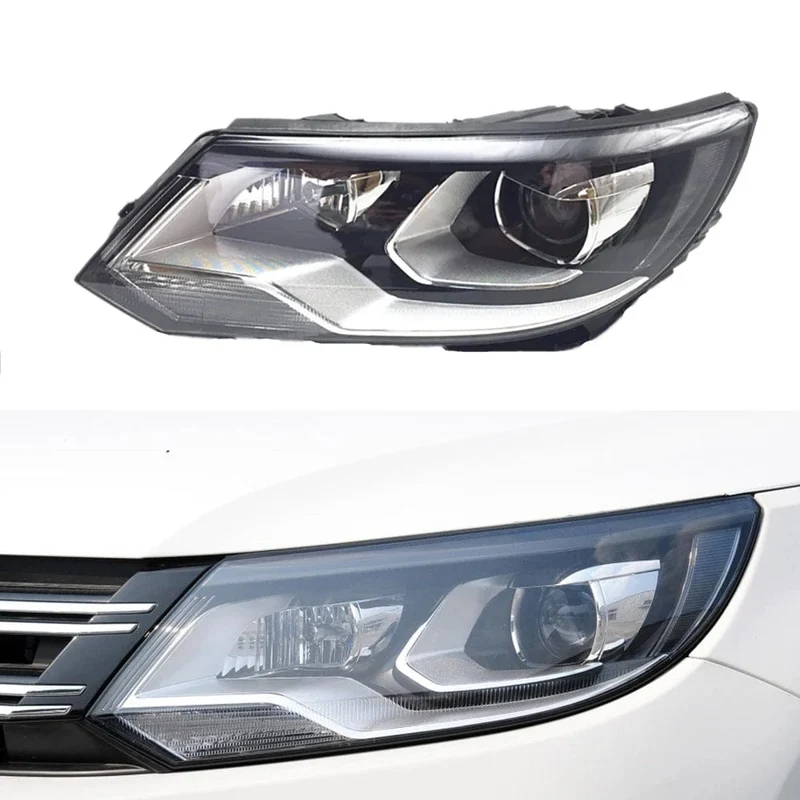 Scheinwerfer Für VW Tiguan 2013-2017 Scheinwerfer Montage ohne Tagfahrlicht Auto Ganze Auto Licht Montage