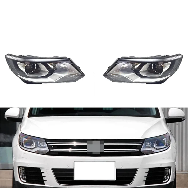 Scheinwerfer Für VW Tiguan 2013-2017 Scheinwerfer Montage ohne Tagfahrlicht Auto Ganze Auto Licht Montage