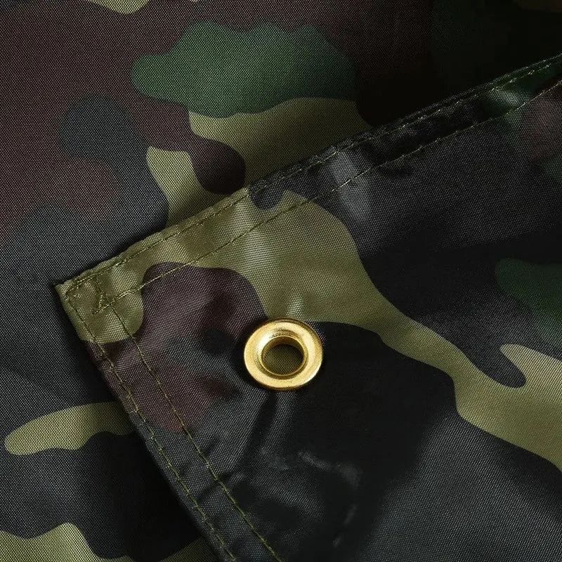 Camouflage Outdoor Camping Überleben Sonne Zelt Shelter Tarp Tragbare Leichte Regenfeste Matte RainTent Tarp Shelter