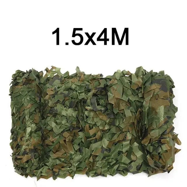 Tarnnetz, 1.5 m x 2, 3, 4, 5, 6, 7, 8, 9, 10 m, breit, Tarnnetz, Großrolle, Dekoration, Sonnenschutz, Party, Camping, Wüste, Dschungel