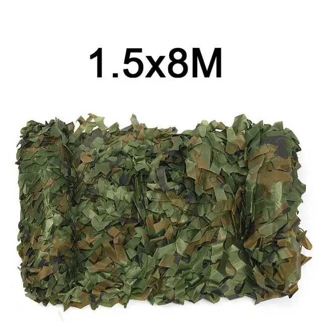 Tarnnetz, 1.5 m x 2, 3, 4, 5, 6, 7, 8, 9, 10 m, breit, Tarnnetz, Großrolle, Dekoration, Sonnenschutz, Party, Camping, Wüste, Dschungel