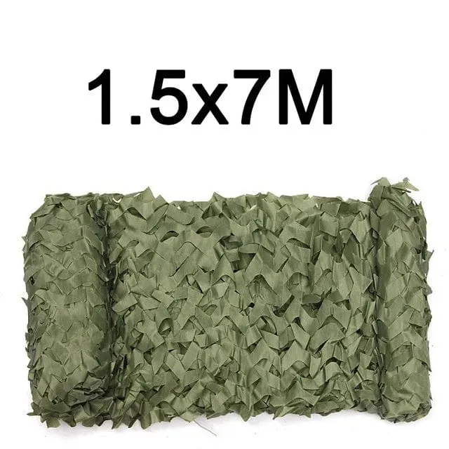Tarnnetz, 1.5 m x 2, 3, 4, 5, 6, 7, 8, 9, 10 m, breit, Tarnnetz, Großrolle, Dekoration, Sonnenschutz, Party, Camping, Wüste, Dschungel