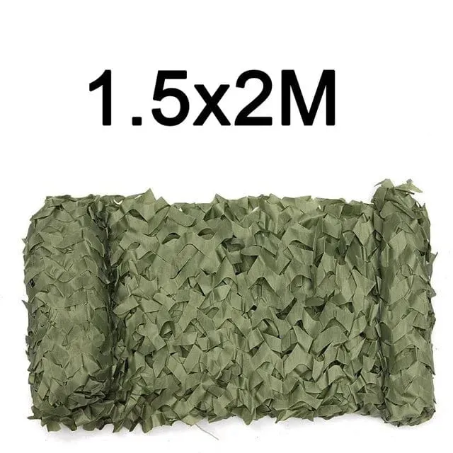 Tarnnetz, 1.5 m x 2, 3, 4, 5, 6, 7, 8, 9, 10 m, breit, Tarnnetz, Großrolle, Dekoration, Sonnenschutz, Party, Camping, Wüste, Dschungel