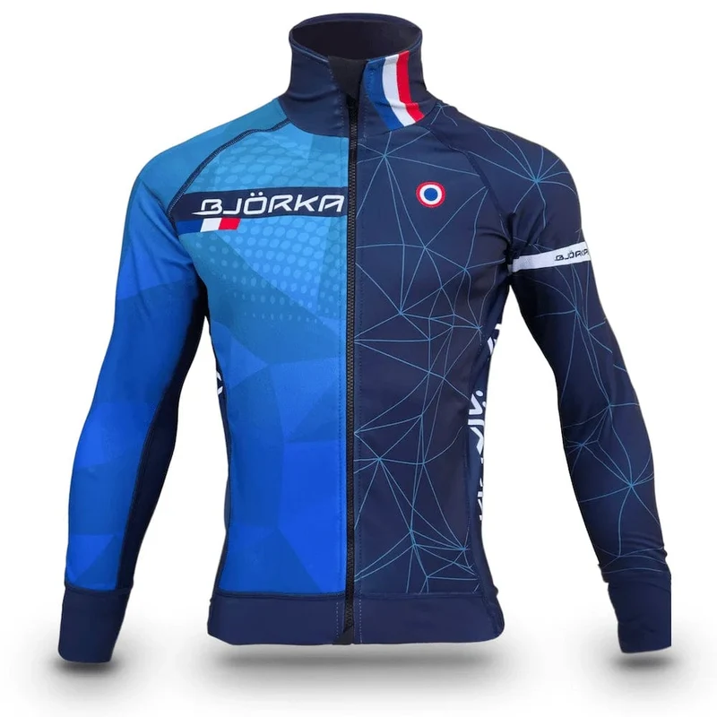 2022 Winter Radfahren Herren Langarm Thermo Fleece Frankreich/Italien/Schweiz/Belgien Jersey Chaqueta Ciclismo Hombre Biker Jacke