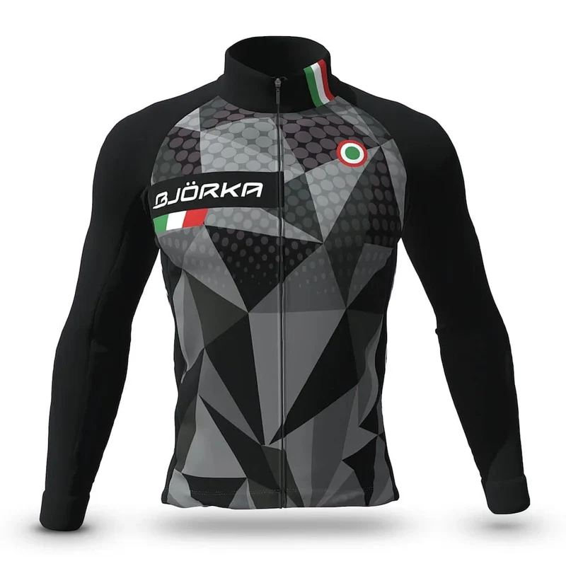 2022 Winter Radfahren Herren Langarm Thermo Fleece Frankreich/Italien/Schweiz/Belgien Jersey Chaqueta Ciclismo Hombre Biker Jacke