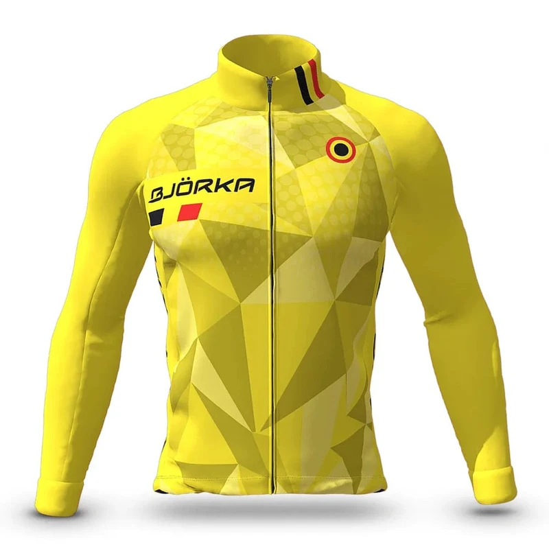 2022 Winter Radfahren Herren Langarm Thermo Fleece Frankreich/Italien/Schweiz/Belgien Jersey Chaqueta Ciclismo Hombre Biker Jacke