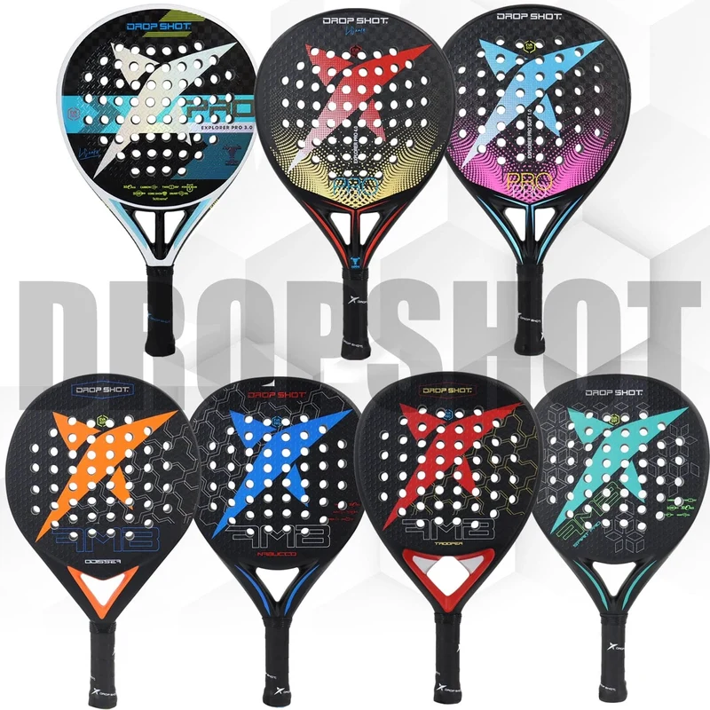 EXPLORER PRO 4.0 Herren-Tennis-Padelschläger, 3K/12K-Carbonfaser-EVA-Padelschläger mit Schutzhülle