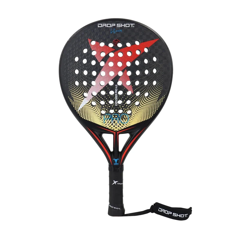 EXPLORER PRO 4.0 Herren-Tennis-Padelschläger, 3K/12K-Carbonfaser-EVA-Padelschläger mit Schutzhülle