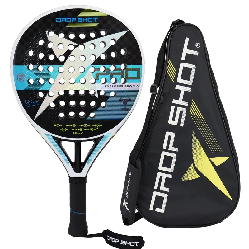 EXPLORER PRO 4.0 Herren-Tennis-Padelschläger, 3K/12K-Carbonfaser-EVA-Padelschläger mit Schutzhülle