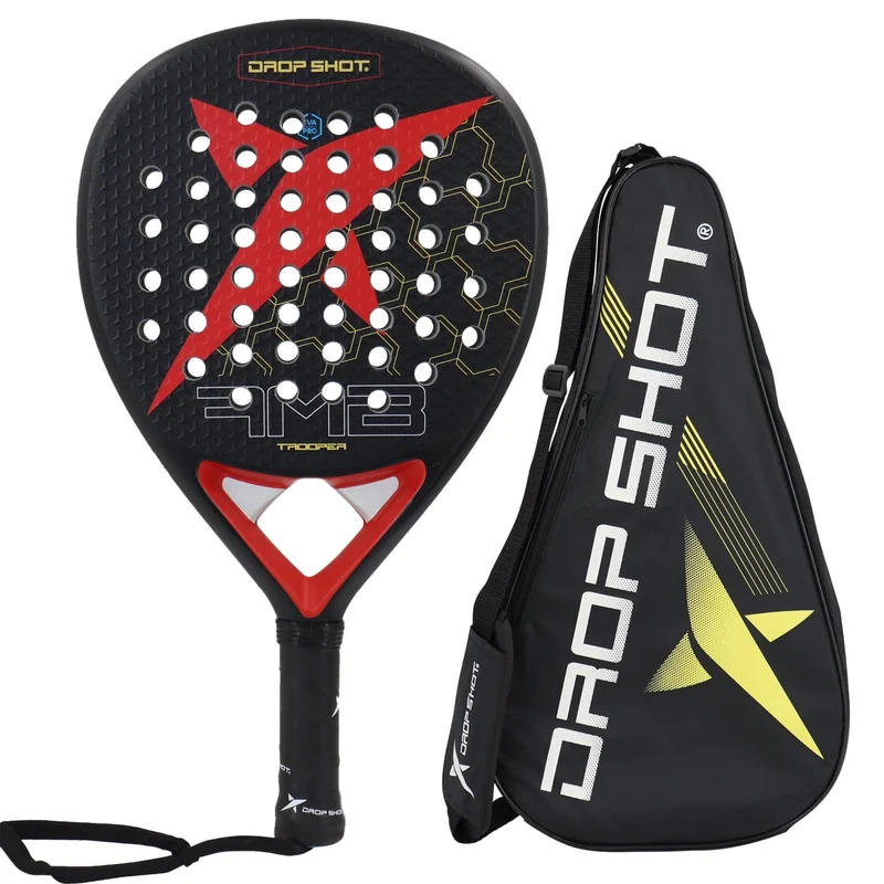 EXPLORER PRO 4.0 Herren-Tennis-Padelschläger, 3K/12K-Carbonfaser-EVA-Padelschläger mit Schutzhülle