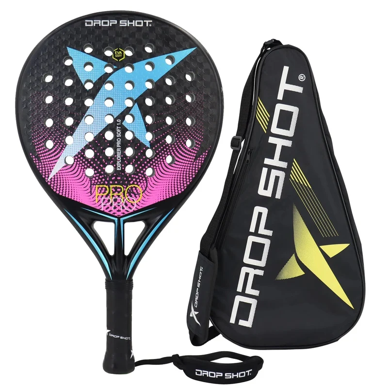 EXPLORER PRO 4.0 Herren-Tennis-Padelschläger, 3K/12K-Carbonfaser-EVA-Padelschläger mit Schutzhülle