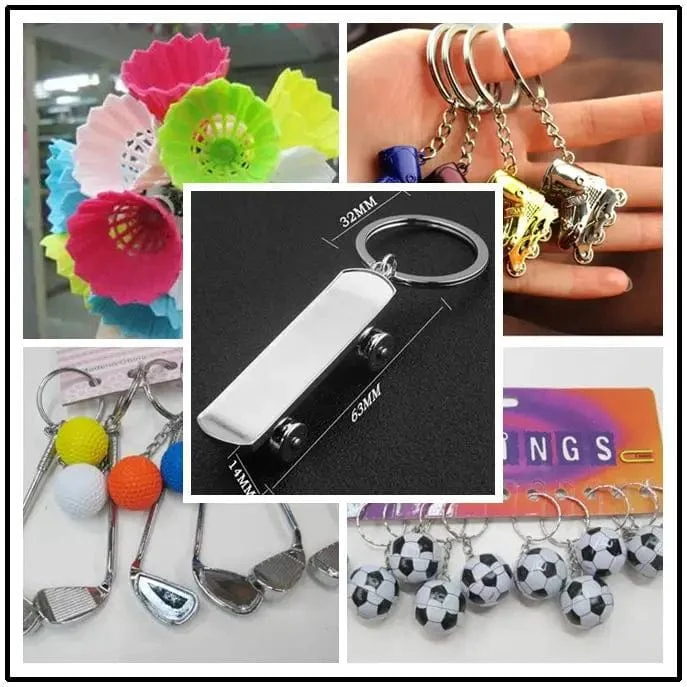 Tennistasche Anhänger Kunststoff Mini Tennisball Schlüsselanhänger klein Ornamente Sportwerbung Schlüsselanhänger Fans Souvenirs Schlüsselanhänger