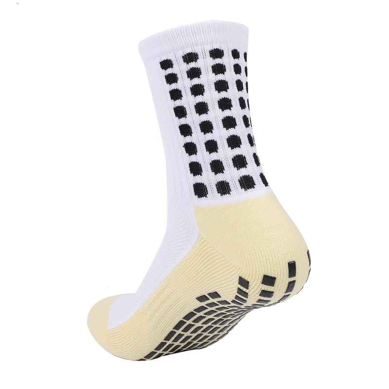 12 Paar neue Fußballsocken für Herren und Damen, Sportsocken, rutschfeste Silikonunterseite, Fußballsocken, Rugby, Tennis, Volleyball, Badminton