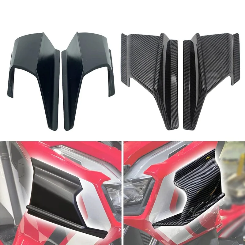 Motorrad Winglet Seitenspoiler Seitenwind ABS Frontverkleidungsschutz Flügelabdeckung für Honda ADV150 ADV 150 2019 2020