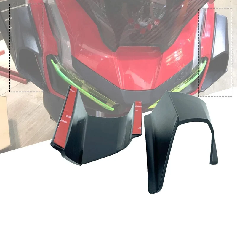Motorrad Winglet Seitenspoiler Seitenwind ABS Frontverkleidungsschutz Flügelabdeckung für Honda ADV150 ADV 150 2019 2020