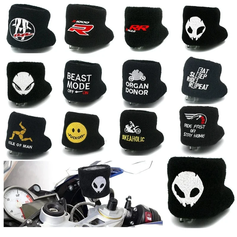 Motorrad Vorne Flüssigkeit Öl Bremse Reservoir Abdeckung Socken Für M1000RR S1000RR HP4 S1000R S1000XR R1200 R1250 GS ADV F900 G310 F750