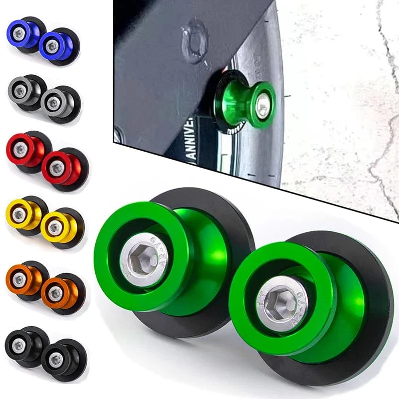 Für Kawasaki Ninja ZX6R ZX636 250SL 250 300 400 650 1000SX Motorrad Schwinge Spulen Hinten Steht Schraube Sliders Zubehör