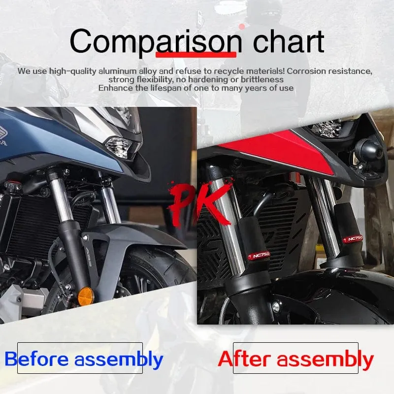 Motorrad NC750X Gabel Schutz Schock Absorbieren Schutzhülle Abdeckung Für HONDA NC750X 2023 2024 NC750X MT DCT