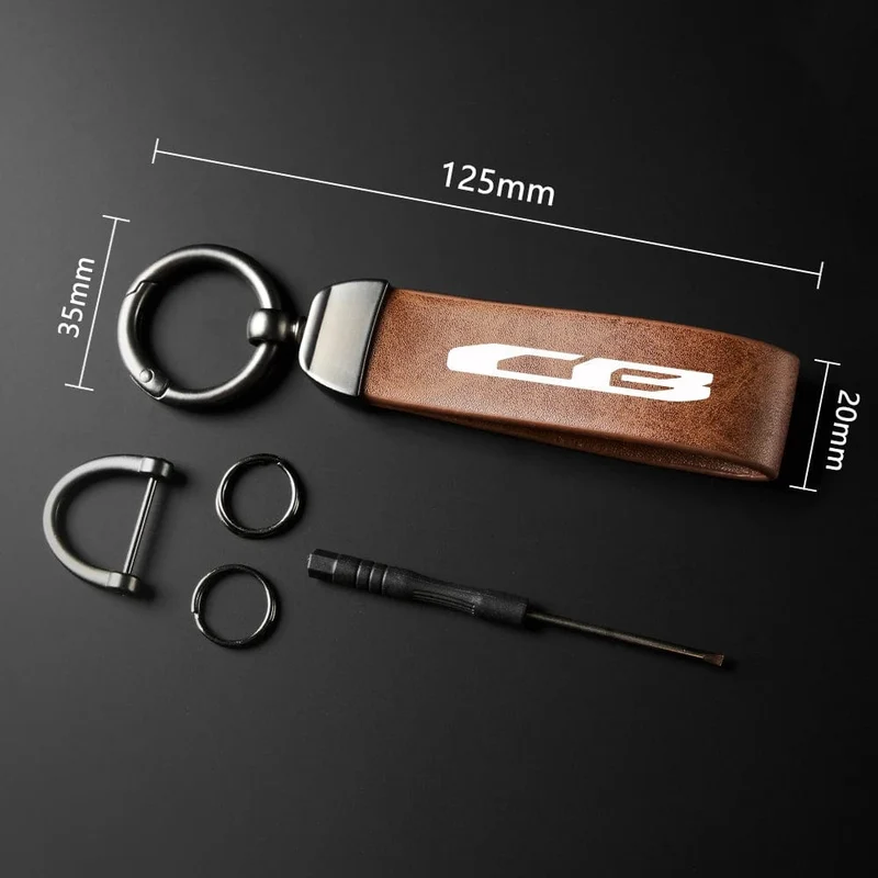 Motorrad Keychain Halter Schlüsselring Zubehör Für Honda CB125R CB150R CB190R CB250R CB300R CB400 CB500X CB500R CB650F CB1100