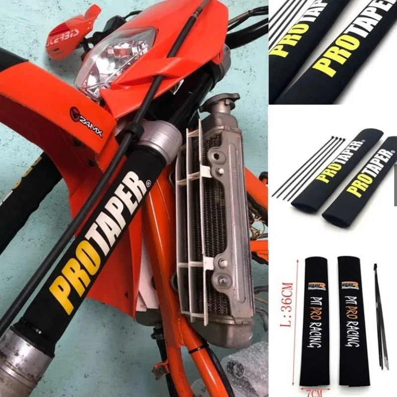 Großer Sale Gabel Schutz Hinten Stoßdämpfer Schutz Wrap Abdeckung Für CRF YZF KTM KLX Dirt Bike Motorrad ATV Quad Motocross