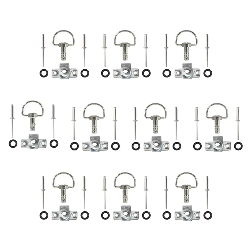 Für DUCATI Für BMW 14mm/17mm Universal Rennverkleidungsbefestigungen Schnellspanner D-RING 1/4 Drehung Niet Motorrad Rennschrauben