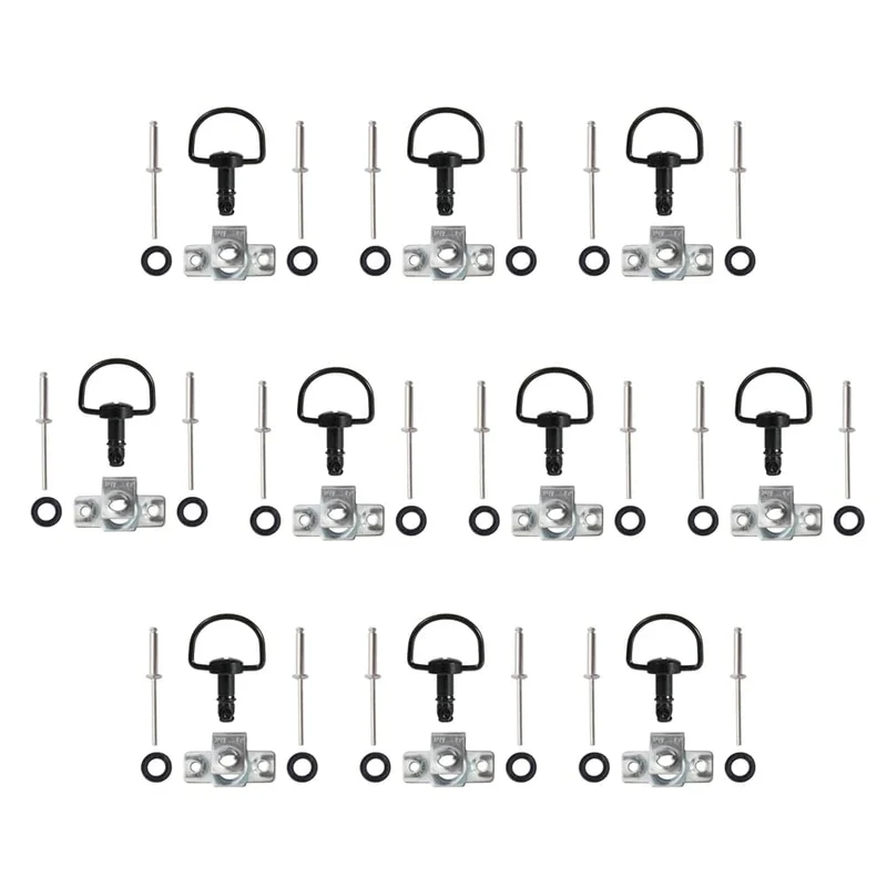 Für DUCATI Für BMW 14mm/17mm Universal Rennverkleidungsbefestigungen Schnellspanner D-RING 1/4 Drehung Niet Motorrad Rennschrauben