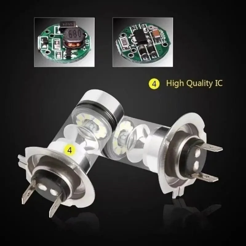 2 Stücke 100W H4 H7 LED Autoscheinwerfer H11 H8 H9 H10 H1 H3 Auto Nebelscheinwerfer Lampen 9005 9006 Auto Fahren Laufen Lampen 20000LM 80W 12V