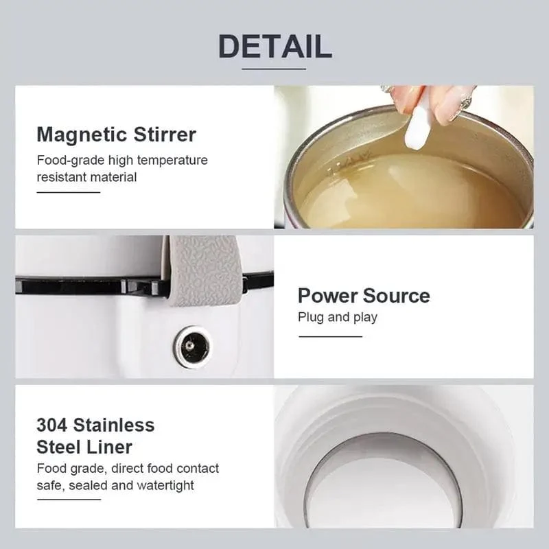 12V 24V Auto Heizung Tasse Wasserkocher Edelstahl Smart Temperatur Control Touch LCD Display Reise Kaffee Becher wärmer