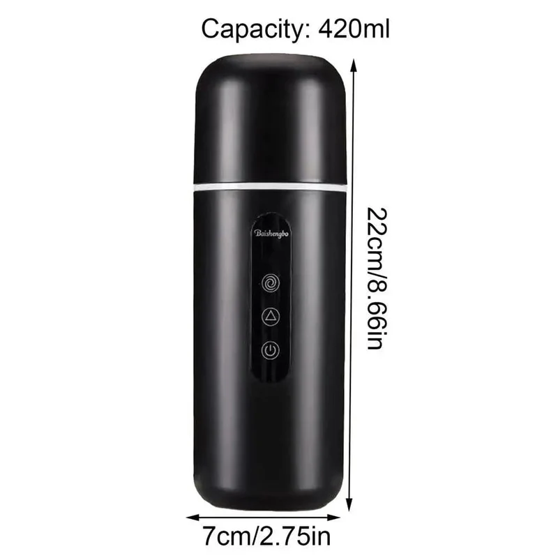 12V 24V Auto Heizung Tasse Wasserkocher Edelstahl Smart Temperatur Control Touch LCD Display Reise Kaffee Becher wärmer