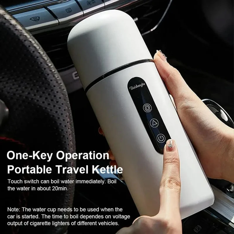 12V 24V Auto Heizung Tasse Wasserkocher Edelstahl Smart Temperatur Control Touch LCD Display Reise Kaffee Becher wärmer